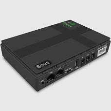 10400 mAh Mini UPS Backup Power Supply for Wifi Router and Support POE