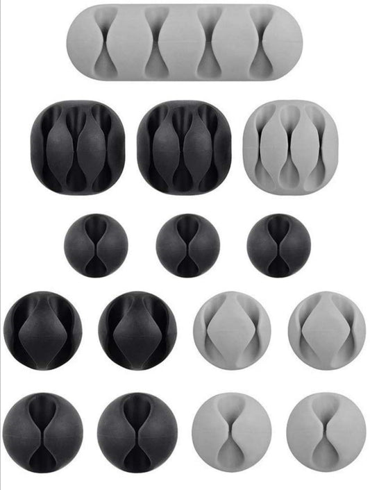 15pc Cable Clip Organizer