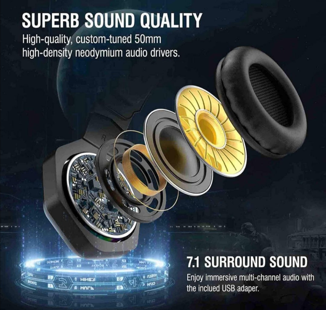 Onikuma K10 Pro Headphones With Mic