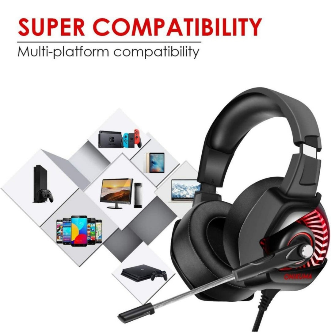 Onikuma K6 Gaming Headphones With Mic