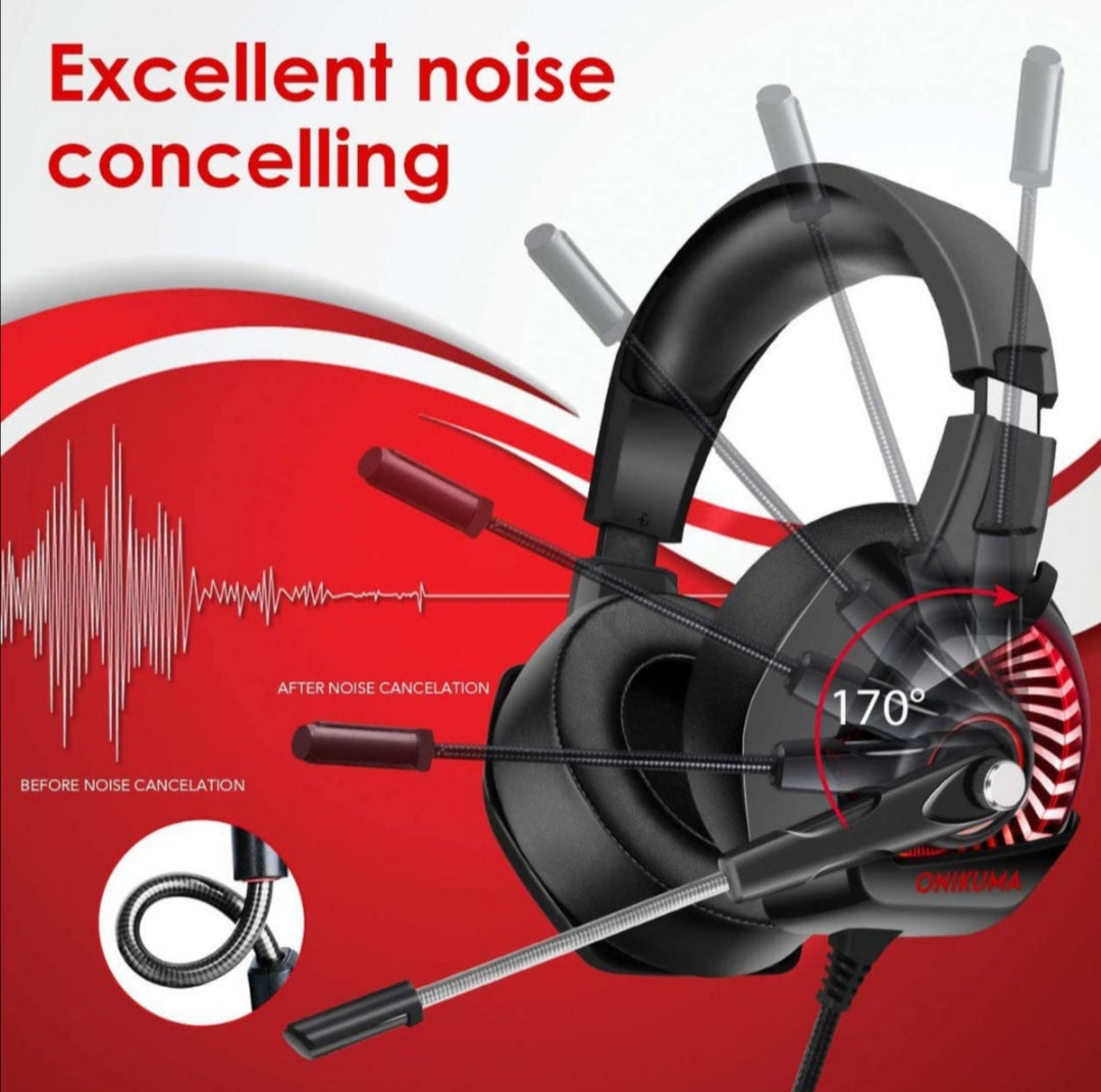 Onikuma K6 Gaming Headphones With Mic