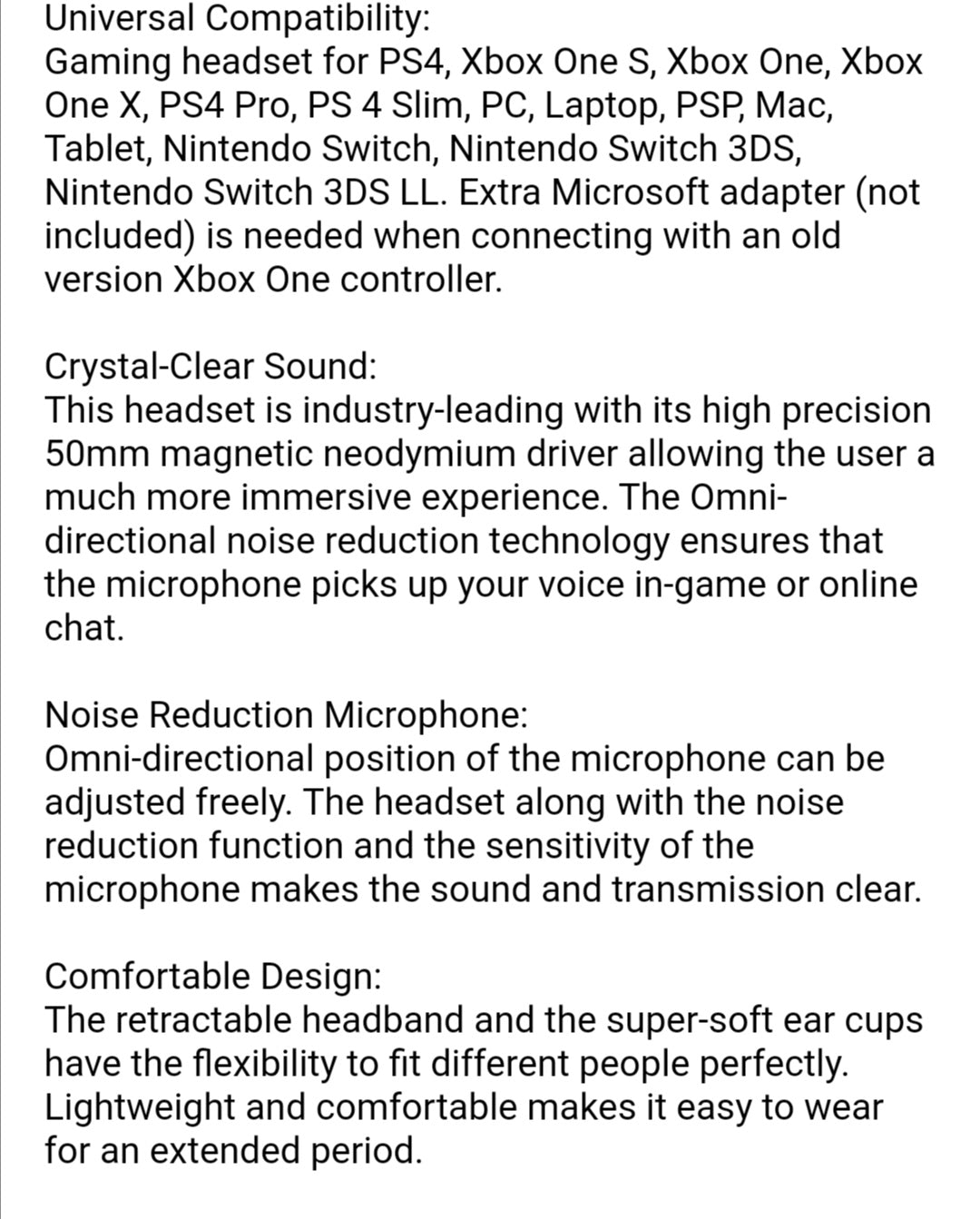 Onikuma K6 Gaming Headphones With Mic