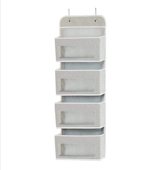 Hanging Organizer With 4 Clear Pockets