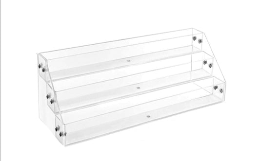 3 Tier Clear Acyrlic Nail Polish Display Rack