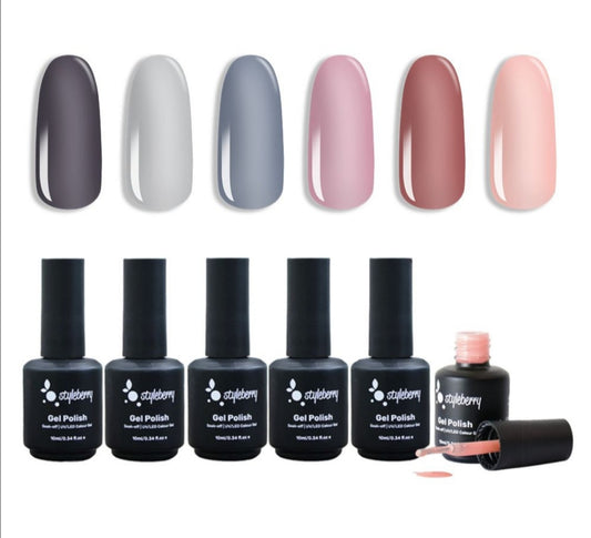 Styleberry Gel Nail Polish Set Of 6