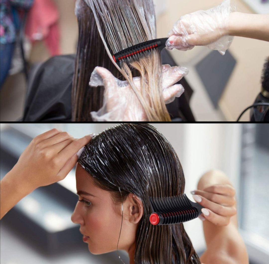 Hair Dye Comb With Integrated Removable Roller (Set Of 3)