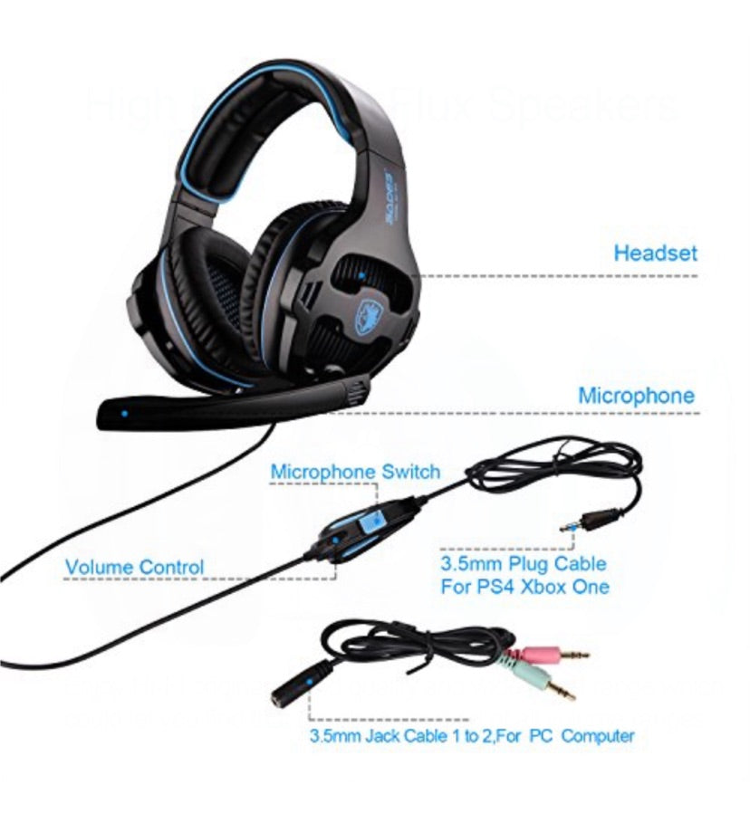 Sades SA810 Gaming Headphones