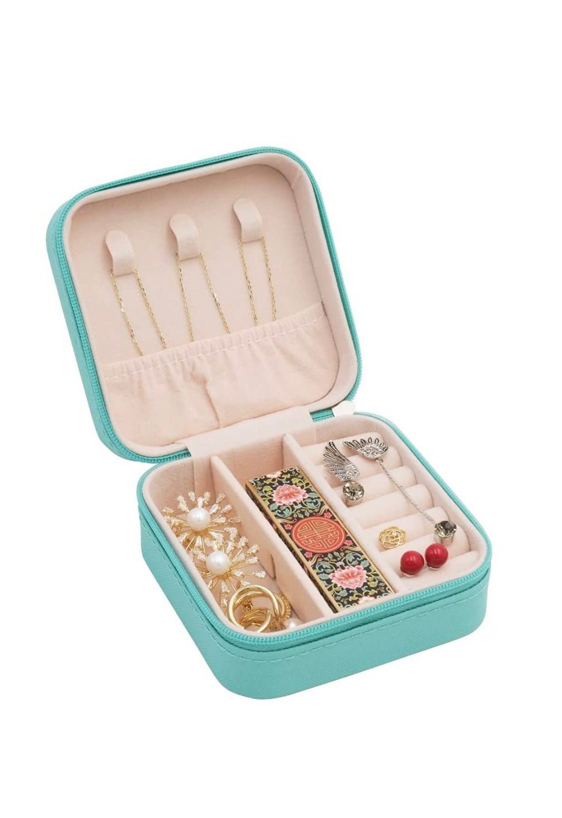 Styleberry Faux Leather Double Layer Jewelery Organiser