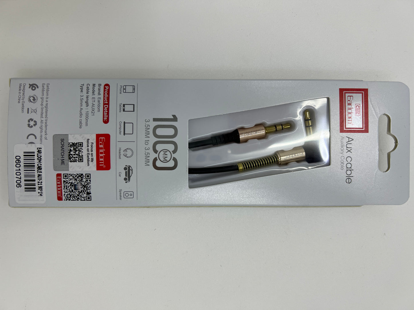 1m Aux Cable 90’ Head