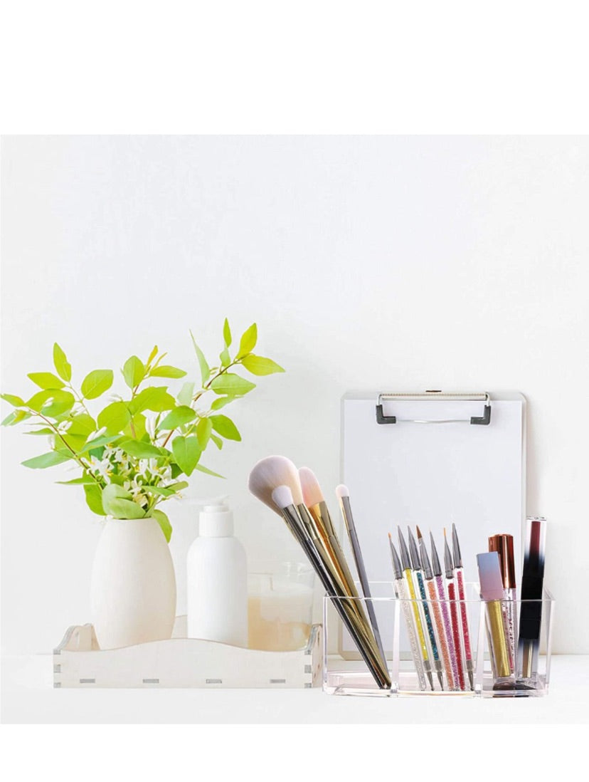 Styleberry Rectangular Clear Cosmetic Organizer