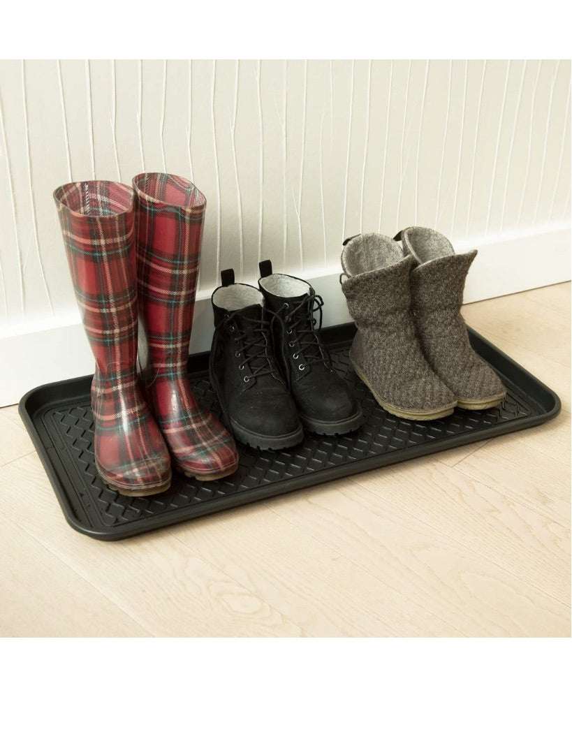 Maisonware Indoor or Outdoor Waterproof Shoe Drip Tray - Set of 3