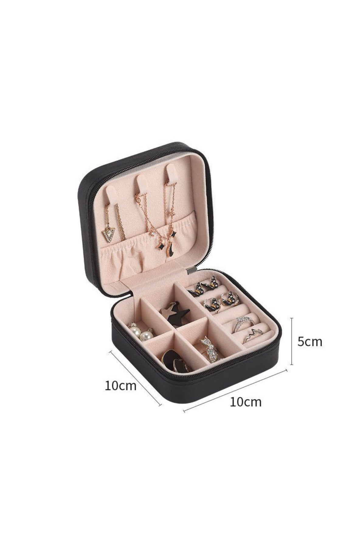 Styleberry Faux Leather Double Layer Jewelery Organiser