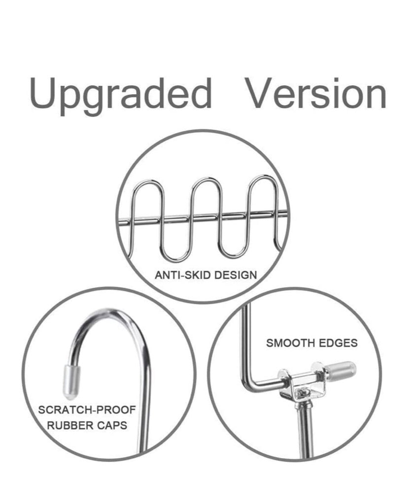 Maisonware Space Saving Closet U-Hanger Set of 10