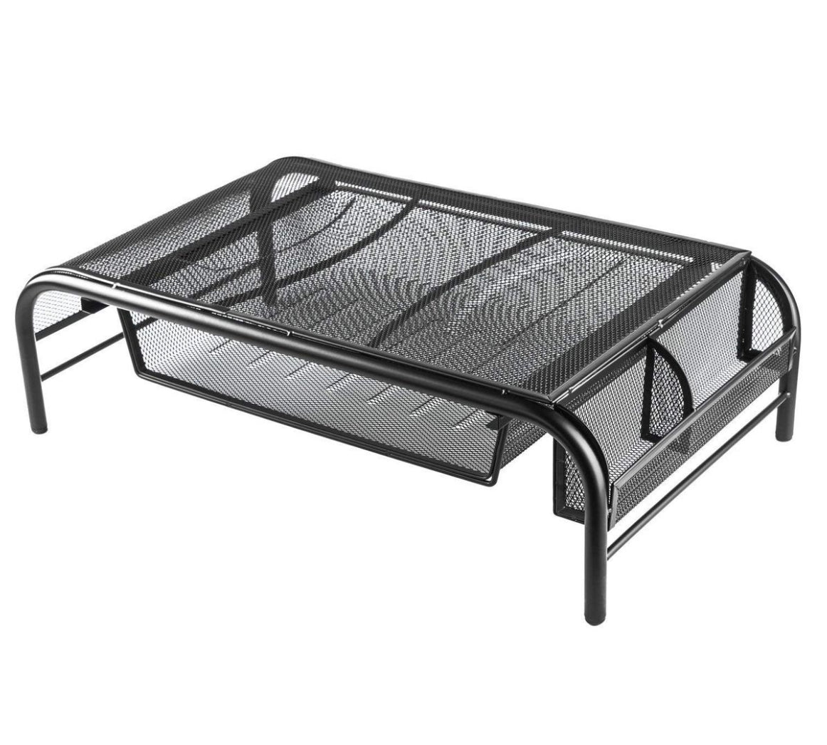 Wire Mesh Monitor Riser 52Wx16Hx31D