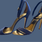 Ted Baker Blue Heels Size 7 - Used