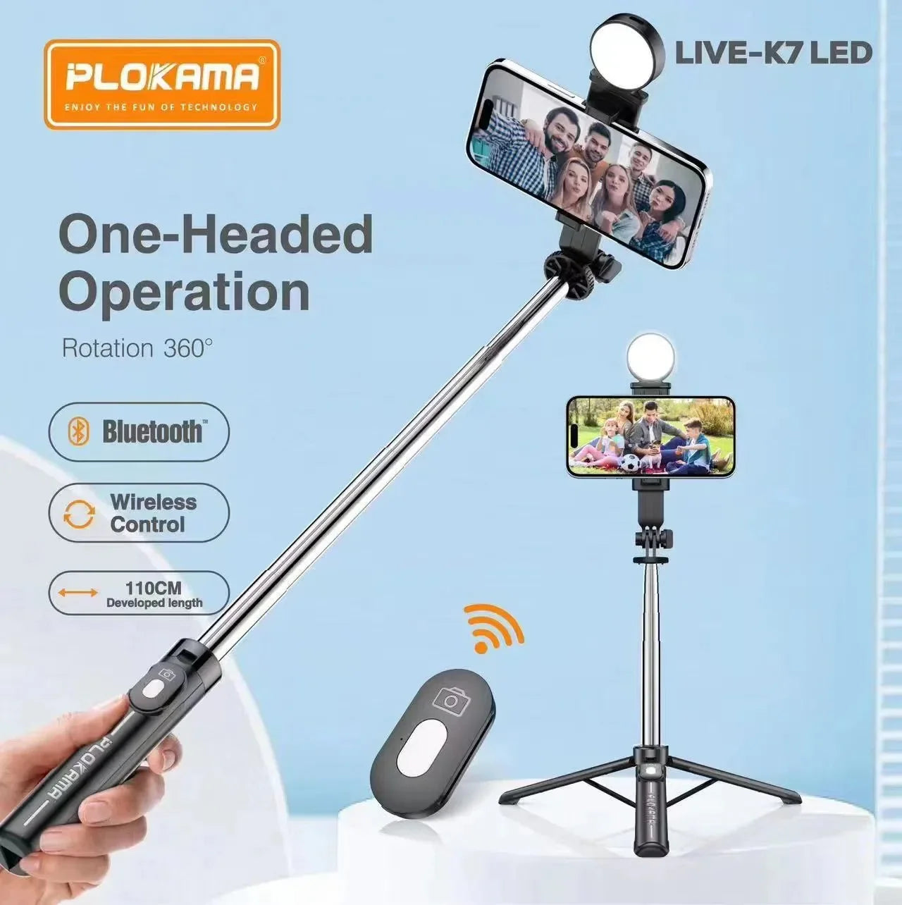 Live Streaming Tripod Plokama