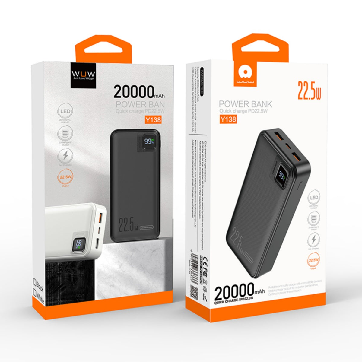 Quick Charge PD22.5W Power Bank