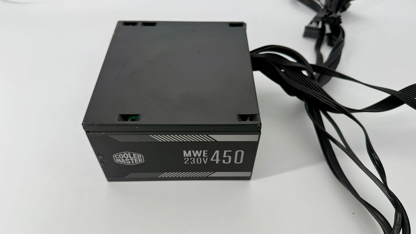 Cooler Master MWE 450 (MPE-4501-ACABW) 450w Power Supply. A Grade Unit