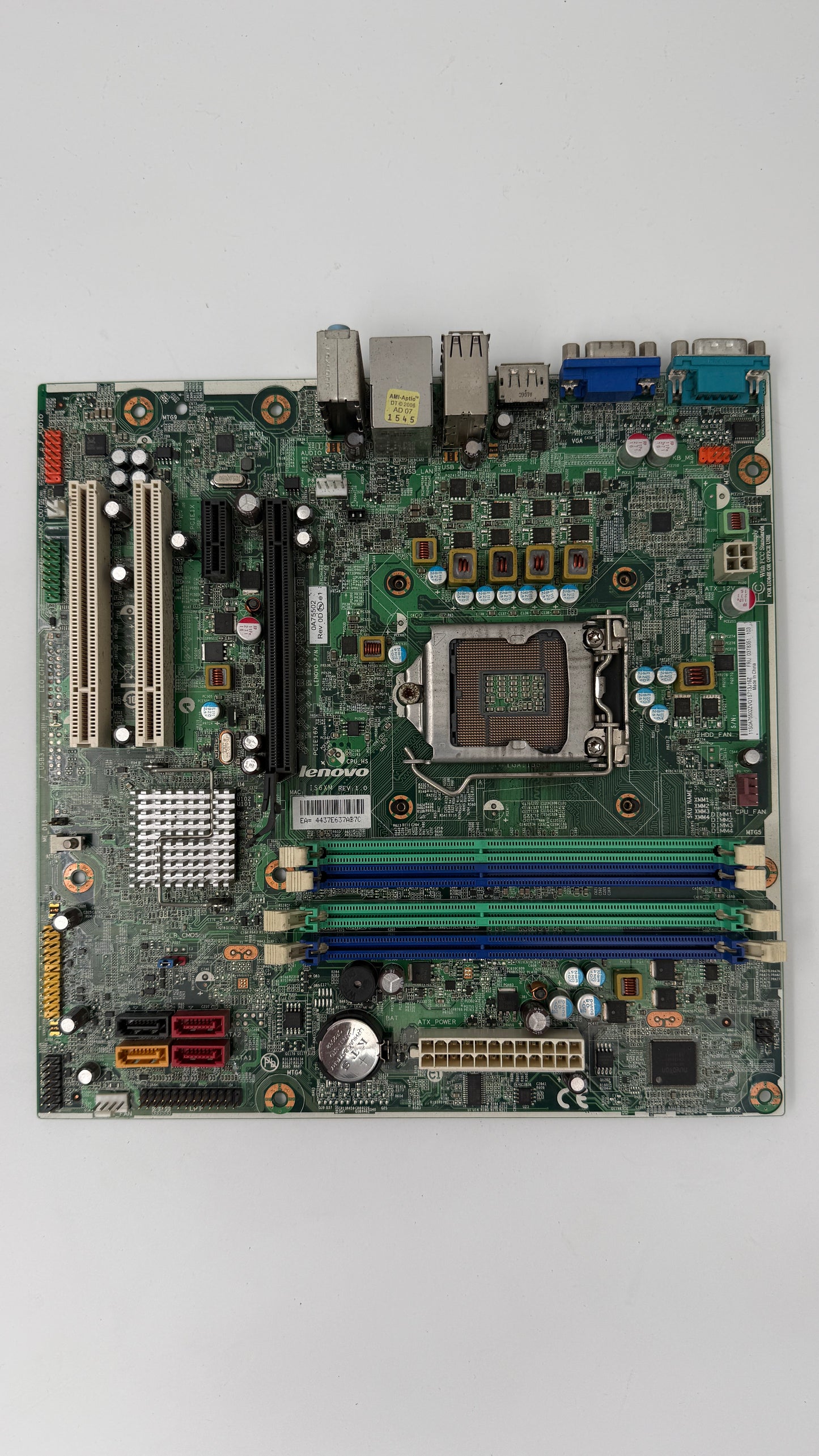 Lenovo IS6XM REV: 1.0 Motherboard 1155 Socket