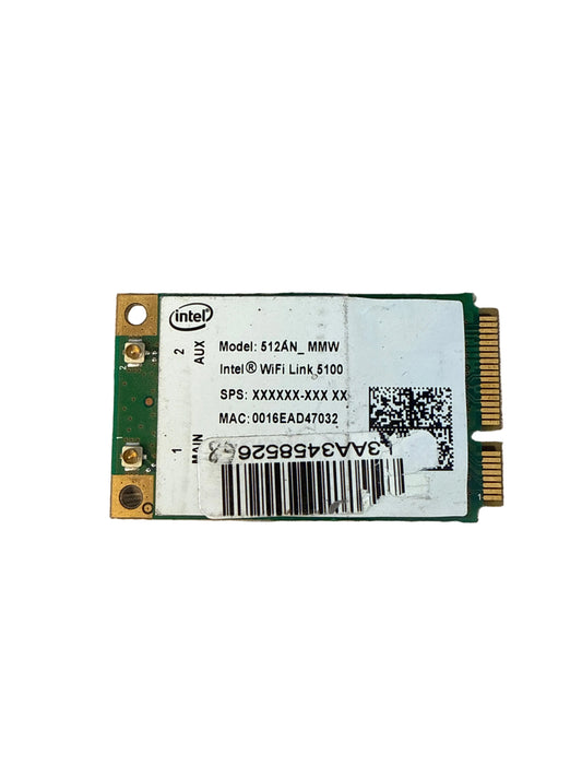INTEL WIRELESS WIFI LINK 5100 IEEE 802.11A/B/G/DRAFT-N NETWORK MINI PCIE LAPTOP WIRELESS CARD - PCIE* MINI CARD
