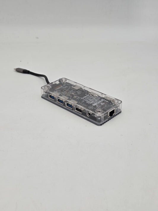 Orico Transparent Type-C Multifunctional Docking Station Adapter