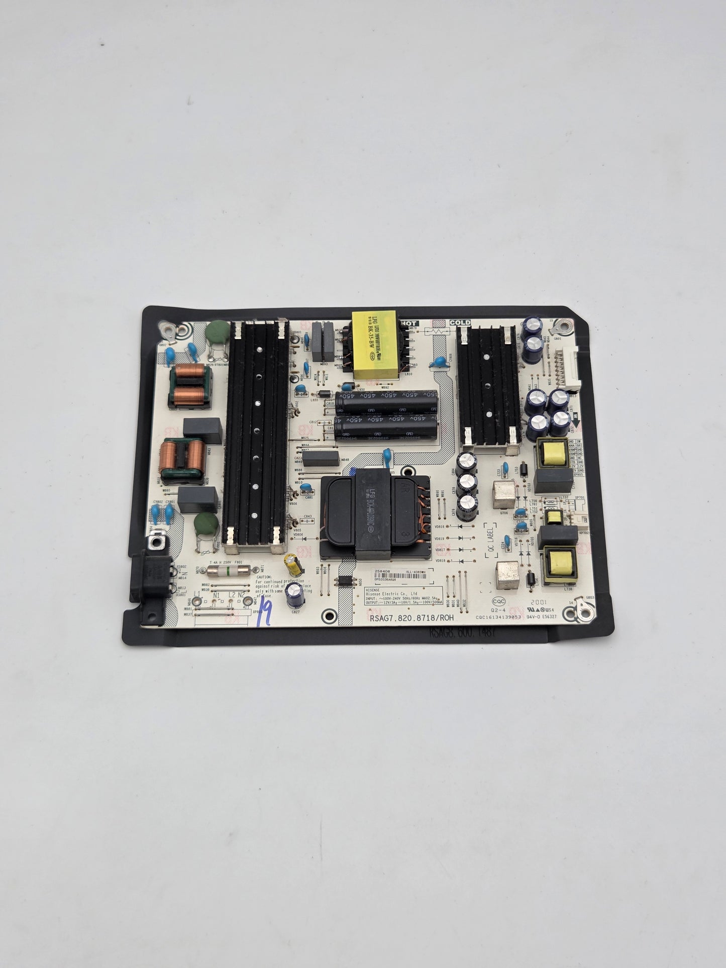 Hisense TV Power Supply Board RSAG7.820.8718/ROH (HLL-4365WK / HLL-4365WY)