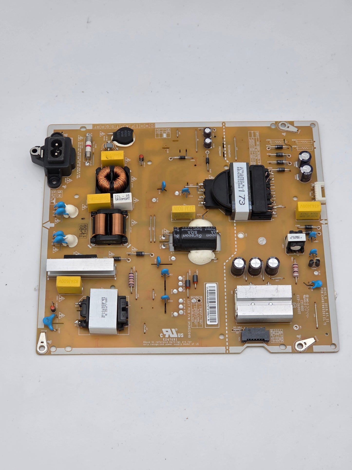 LG Power Supply Board EAY62608501 (LGP3237-12U1 / EAX64563201)