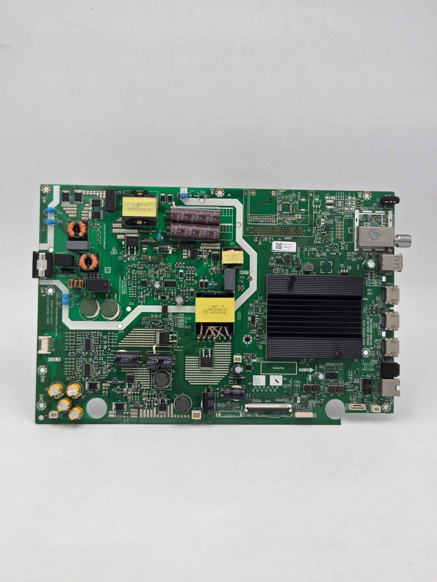 Skyworth 5800-A9K53G-0P10 Main Board / Power Supply