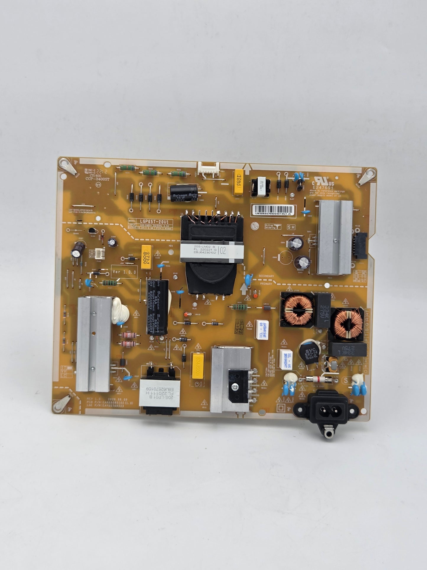 LG LGP65T-20U1 Power Supply Board (EAY65769211 / EAY65769223)