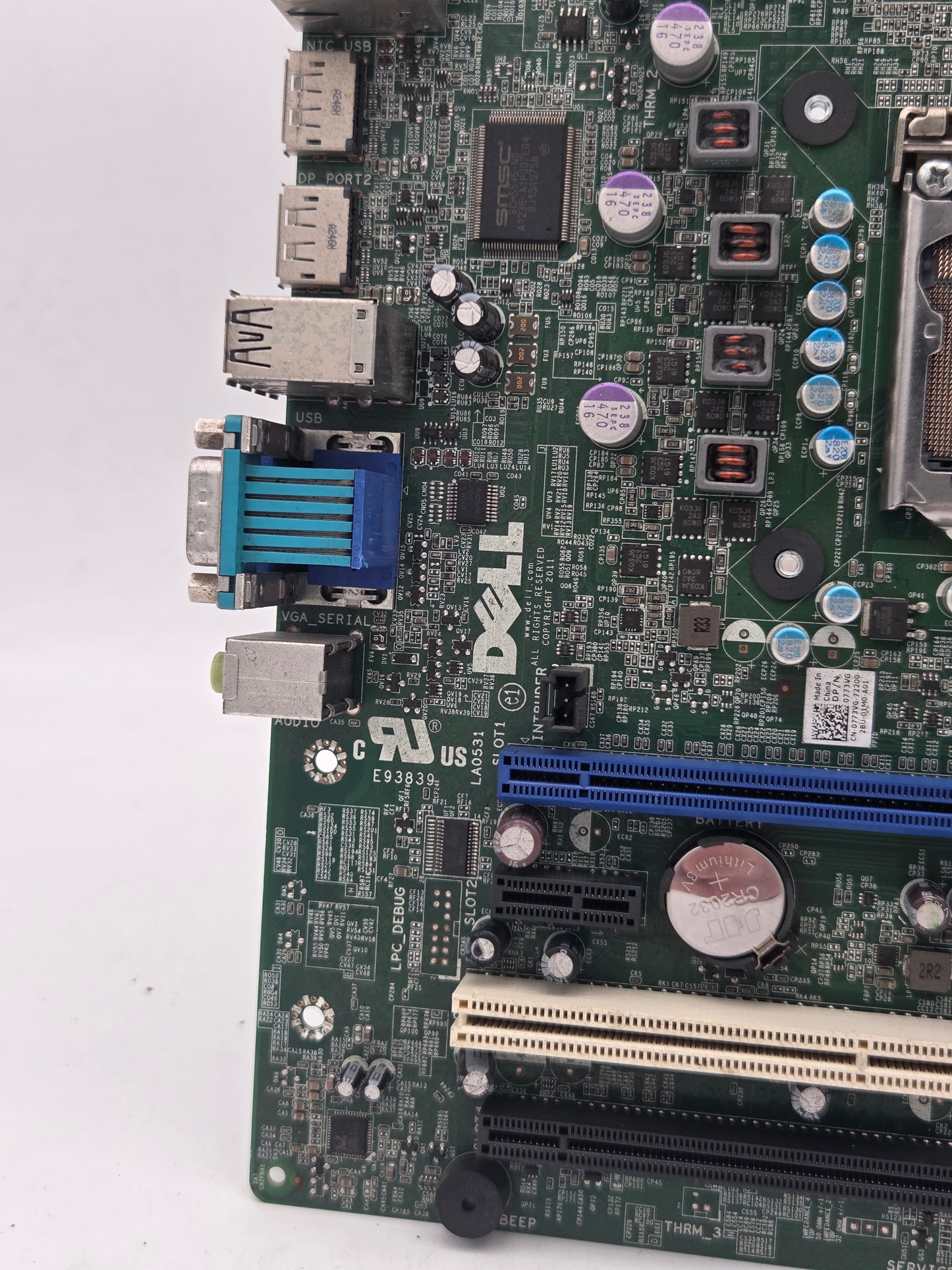 Dell Optiplex Q77 7010 Desktop Motherboard - Intel LGA 1155 With IO Shield