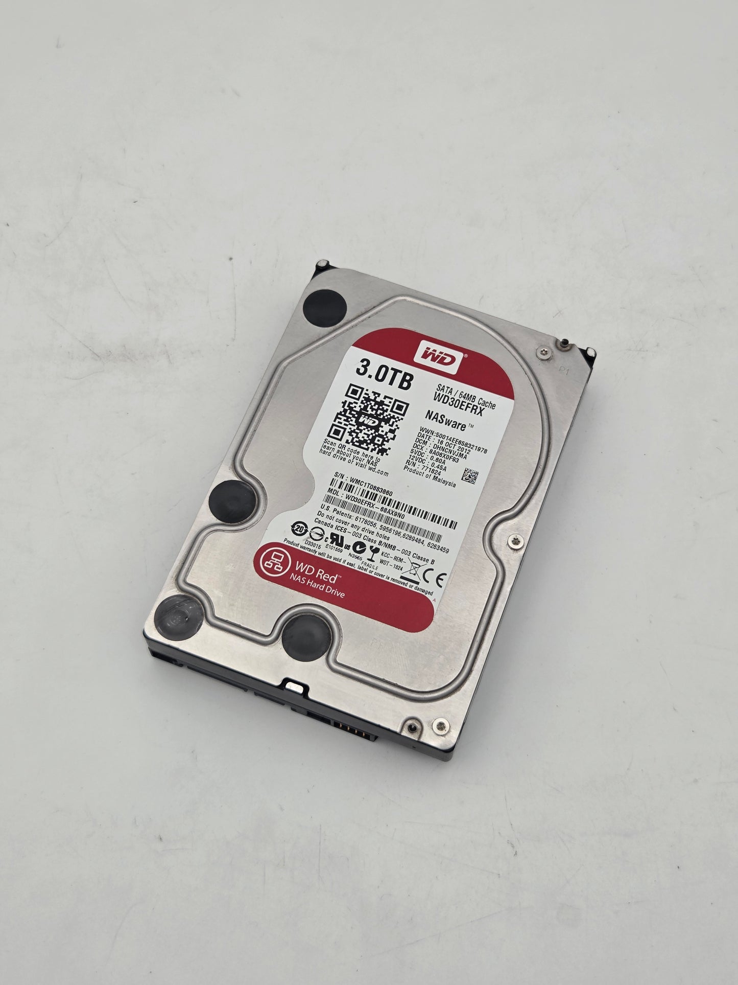 WD Red 3.0TB NAS Hard Drive (WD30EFRX) Low Hours-Test Results In Images
