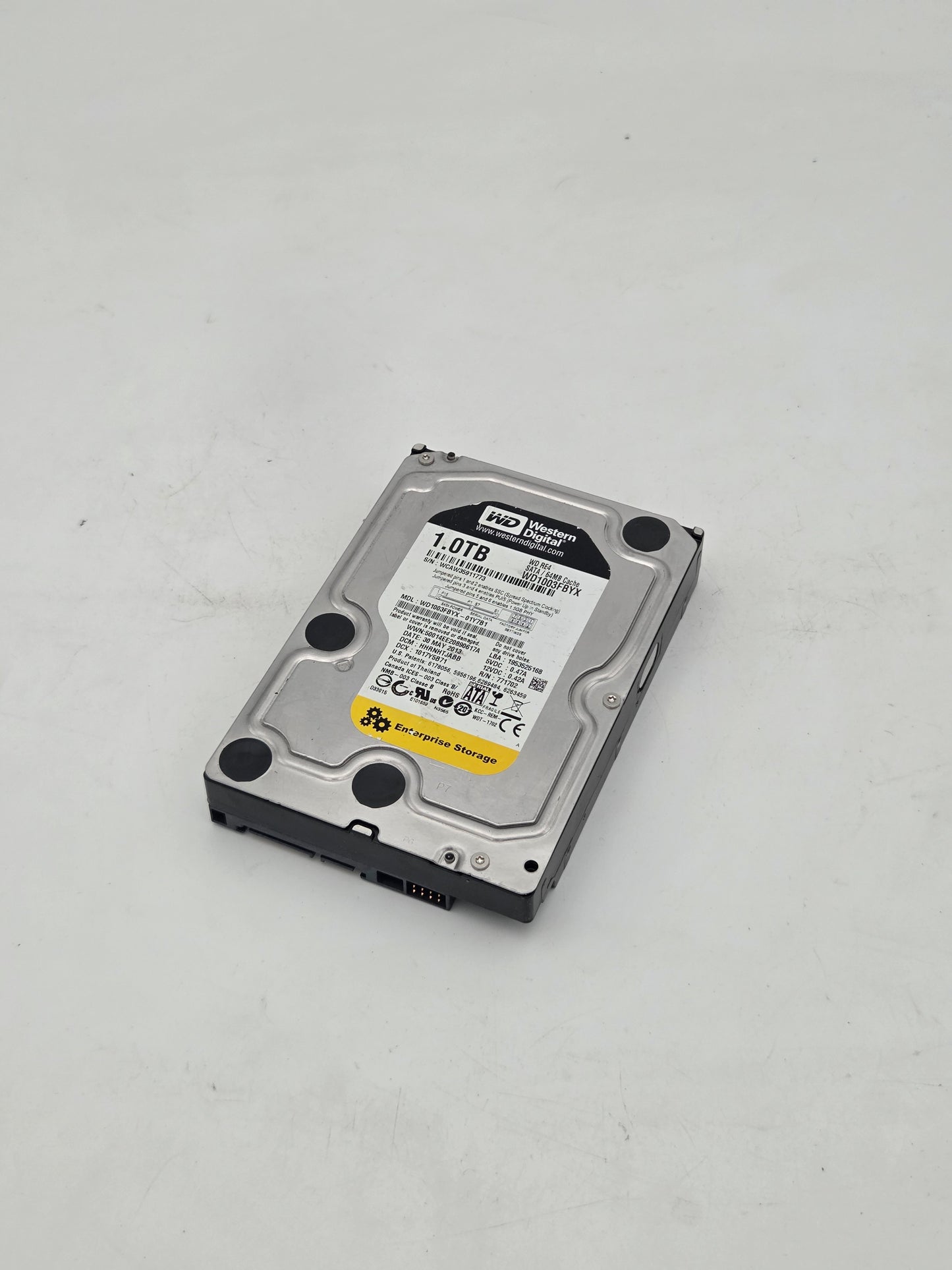 WD RE4 1.0TB Enterprise Storage Hard Drive (WD1003FBYX - 01Y7B1) (43 hours-Test Results In Images)