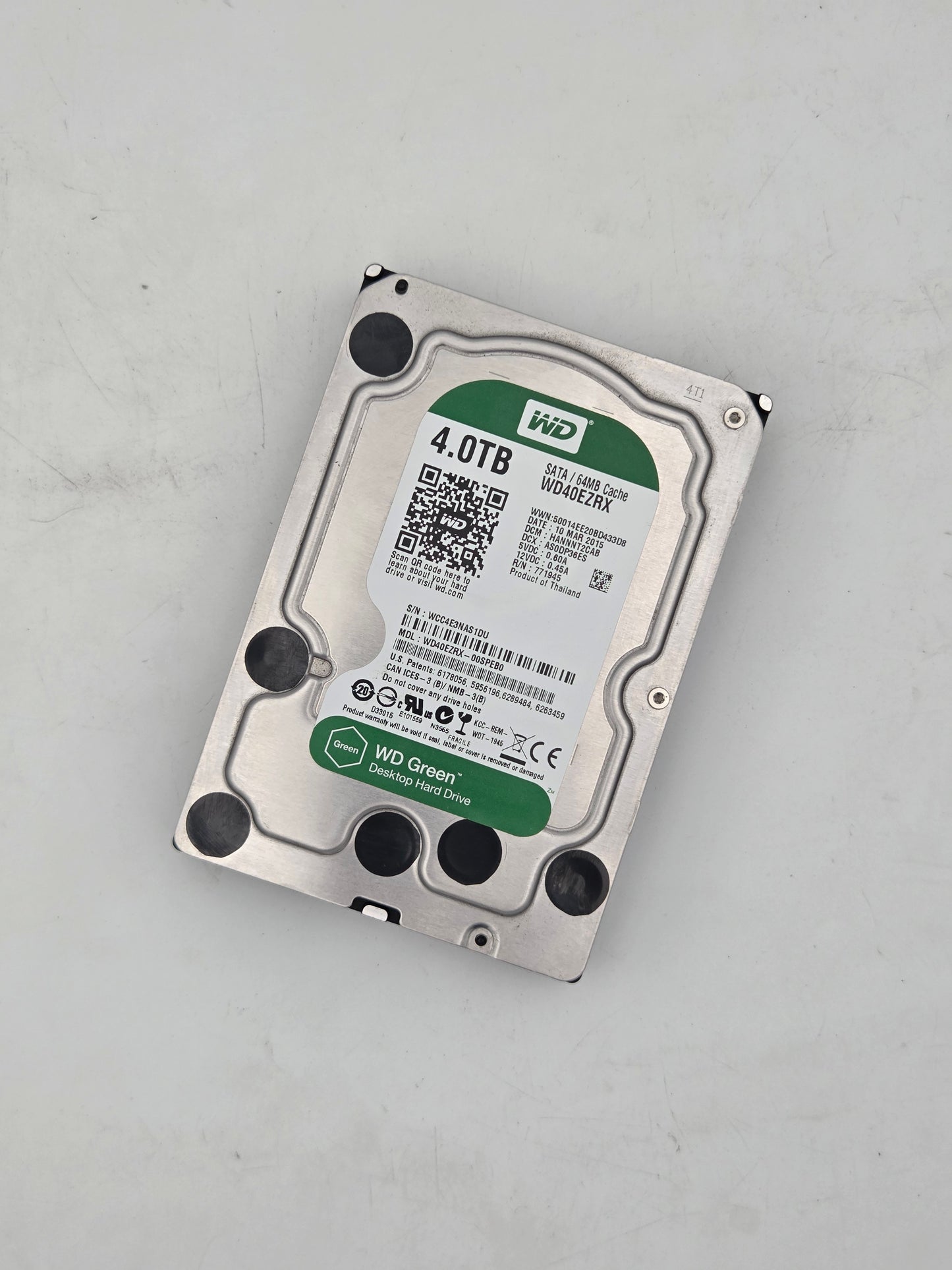 WD Green 4.0TB Desktop Hard Drive (WD40EZRX) Test Results In Images