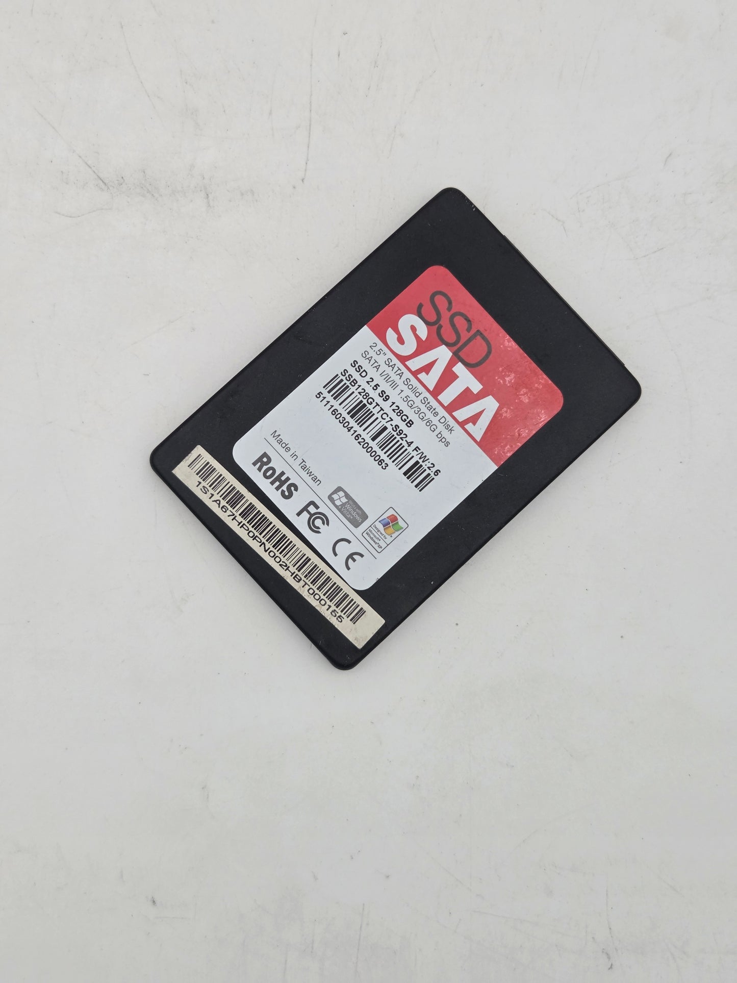 128GB SATA Solid State Drive (SSB128GTTC7-S92) Test Results In Images