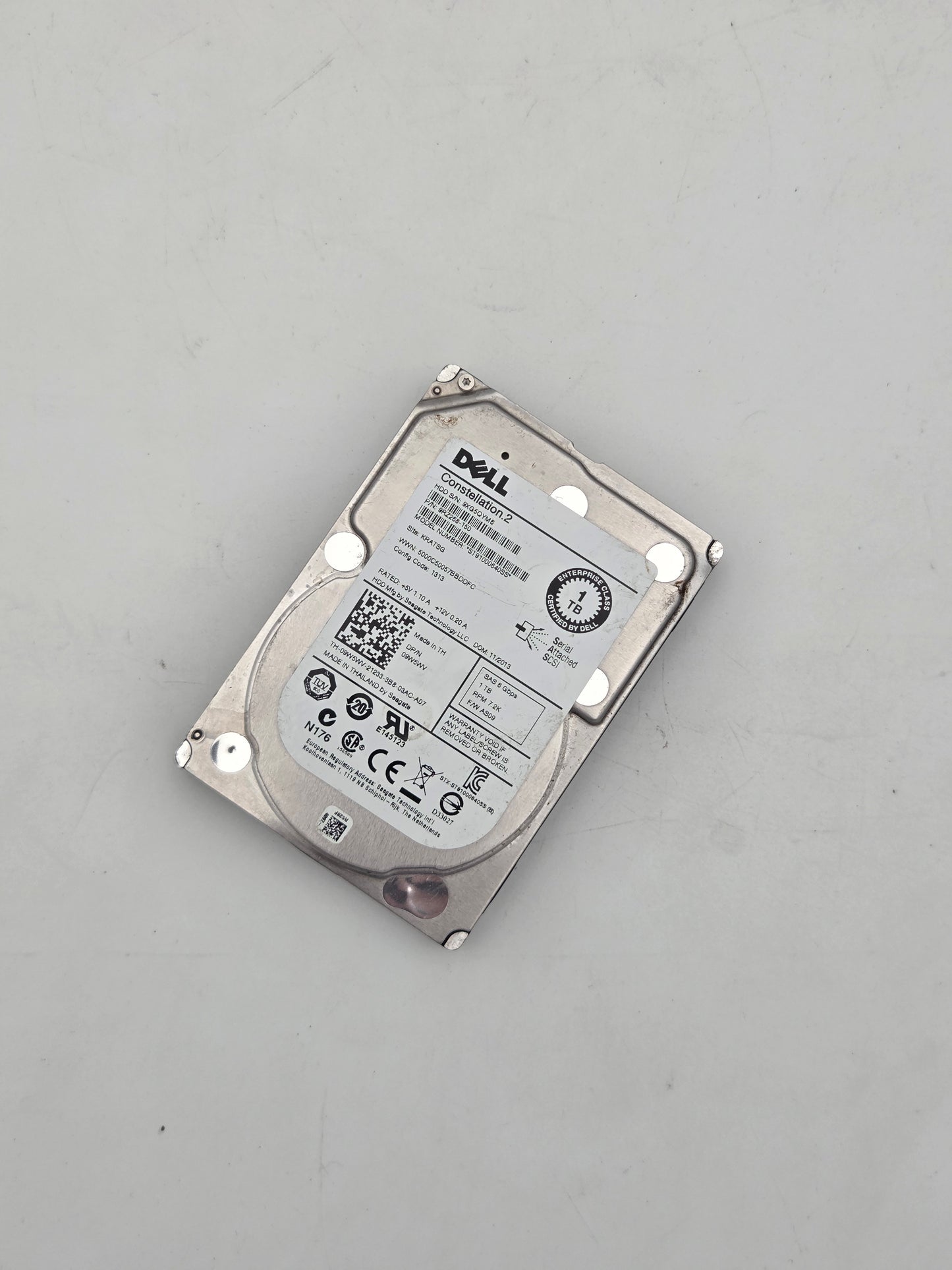 Dell Constellation.2 1.0TB Enterprise Hard Drive (1) Test Results In Images