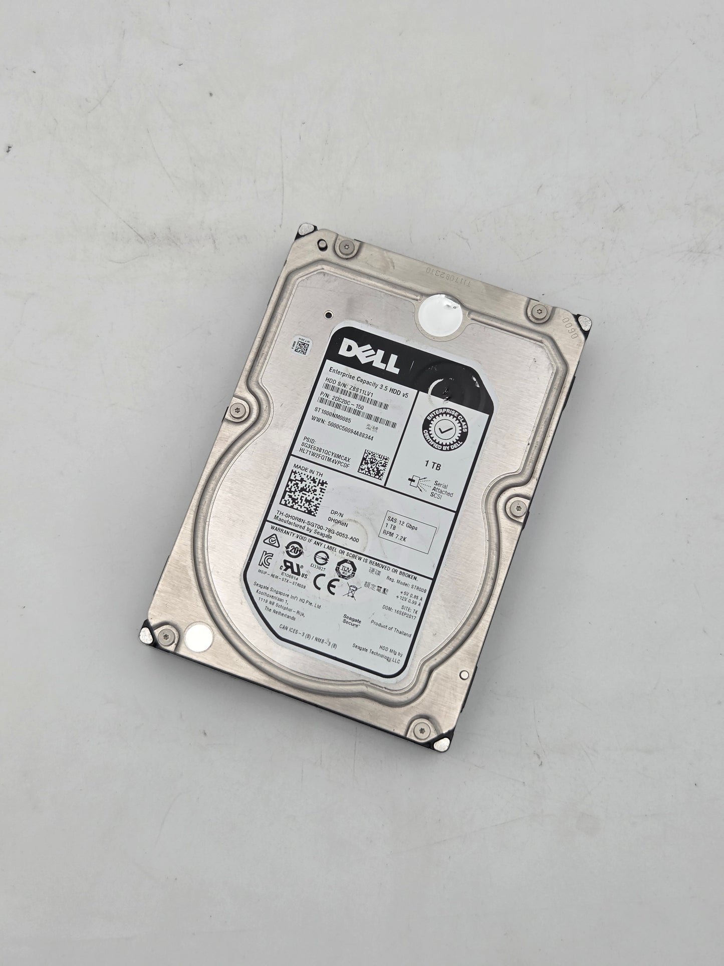 Dell Enterprise Capacity 1.0TB Hard Drive (3) Test Results In Images