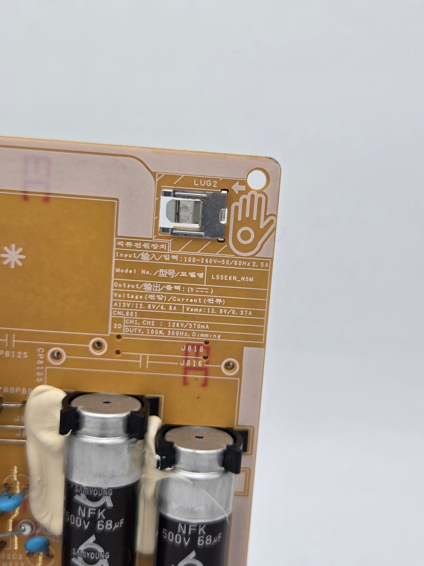 Samsung BN44-00932B (L55E6N_NSM) Power Supply Board for UA55NU7300K (UA55NU7300) | Tested & Working