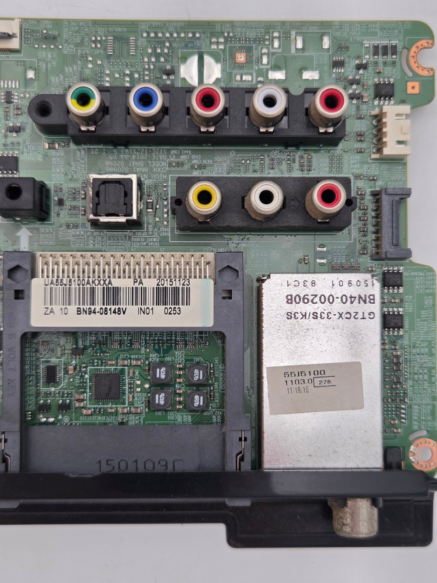 Samsung BN94-08148V Main Board for UA55J5100AK (UA55J5100) | Tested & Working