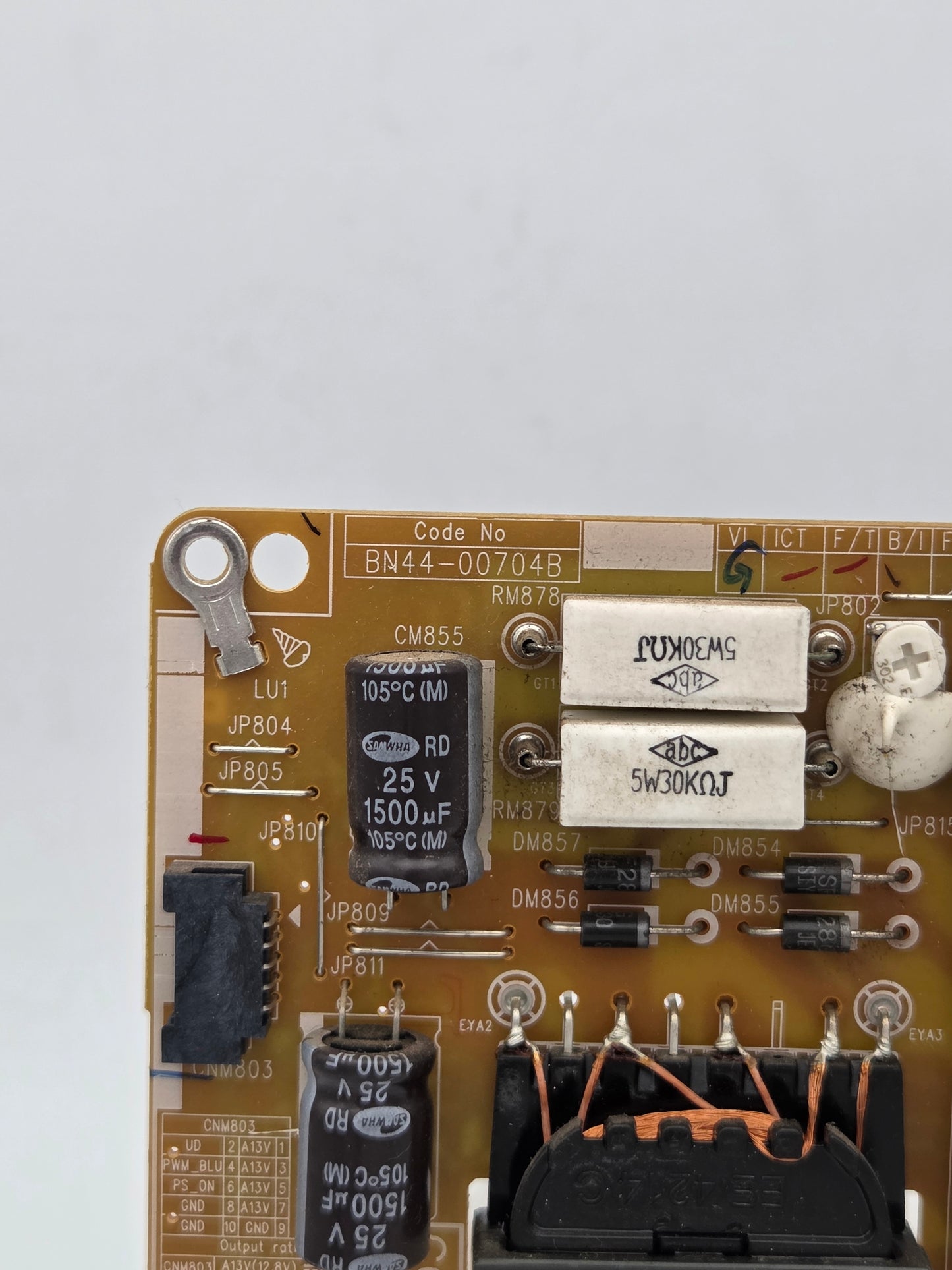 Samsung BN44-00704B Power Supply Board for UA55J5100AK (UA55J5100) | Tested & Working