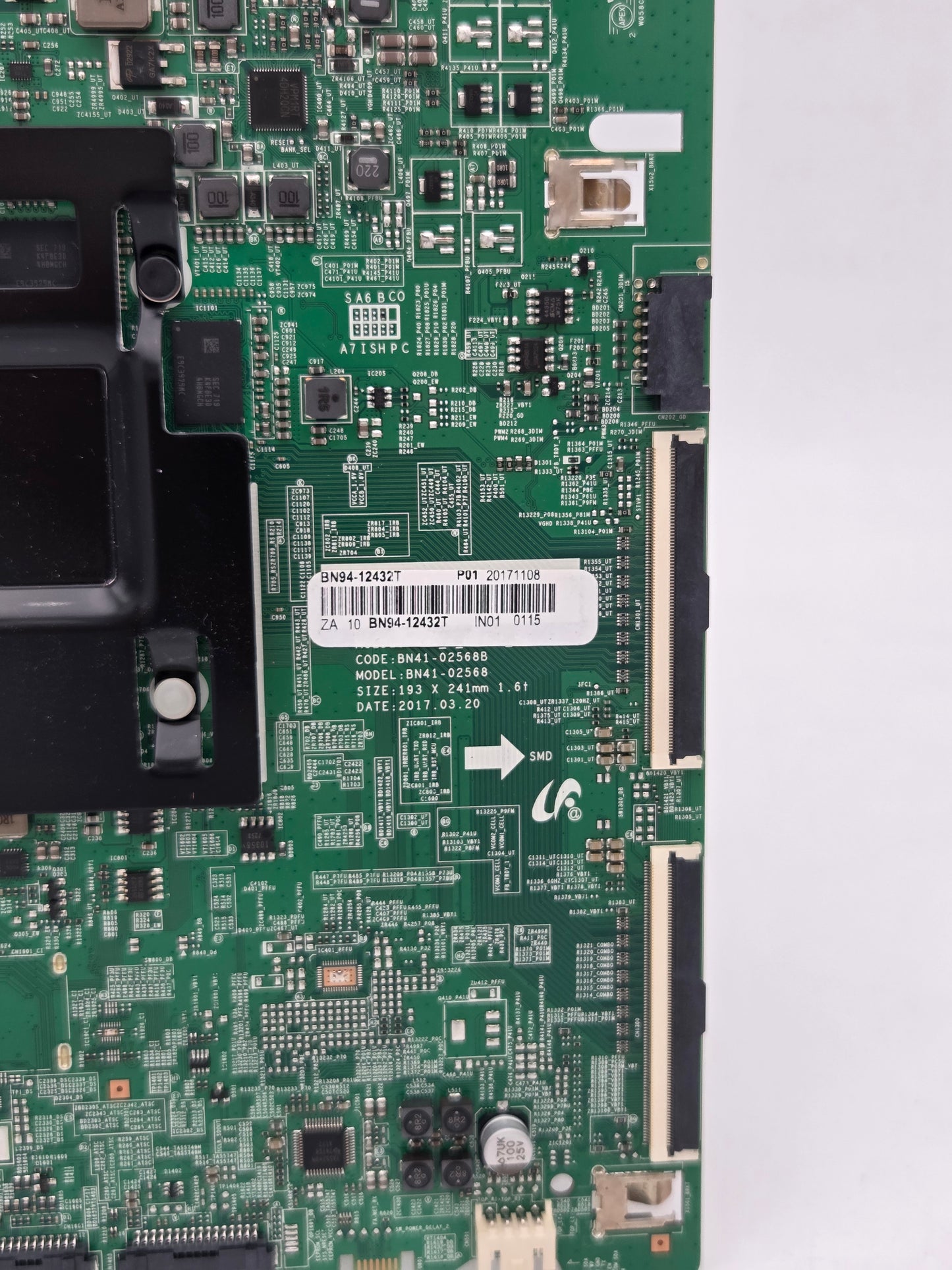 Samsung BN94-12432T Main Board for UA50MU7000K (UA50MU7000) | Tested & Working