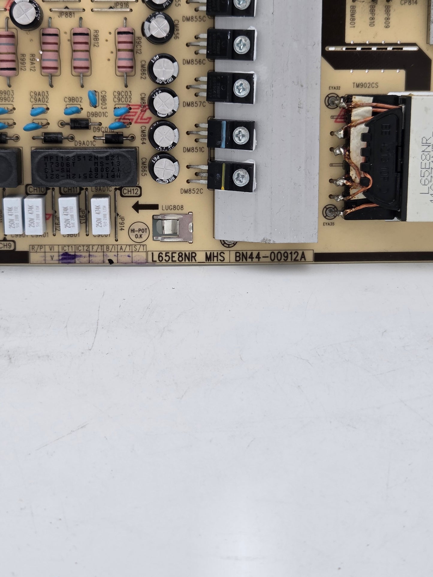 Samsung BN44-00912A (L65E8NR_MHS) Power Supply Board for UA65MU8500K (UA65MU8500) | Tested & Working