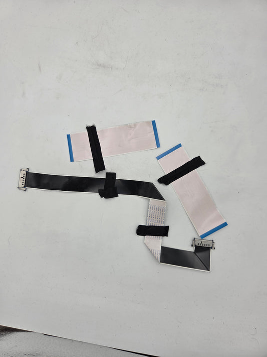 Sansui SLEDSC-55UHD Internal Wiring Harness & Ribbon Cable Set | Tested & Working