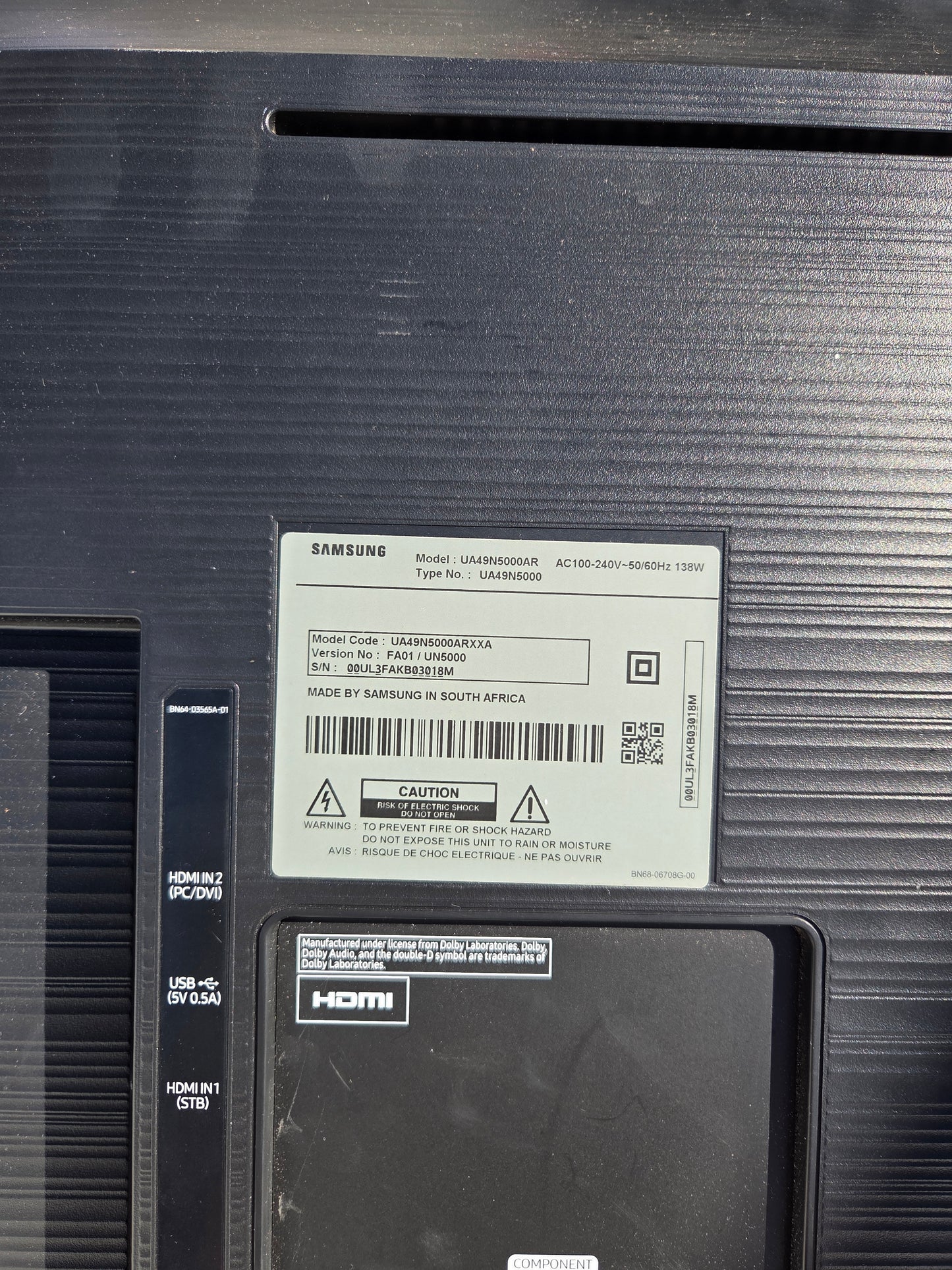 Samsung BN95-02673D T-Con Board for UA49N5000AR (UA49N5000) | Tested & Working