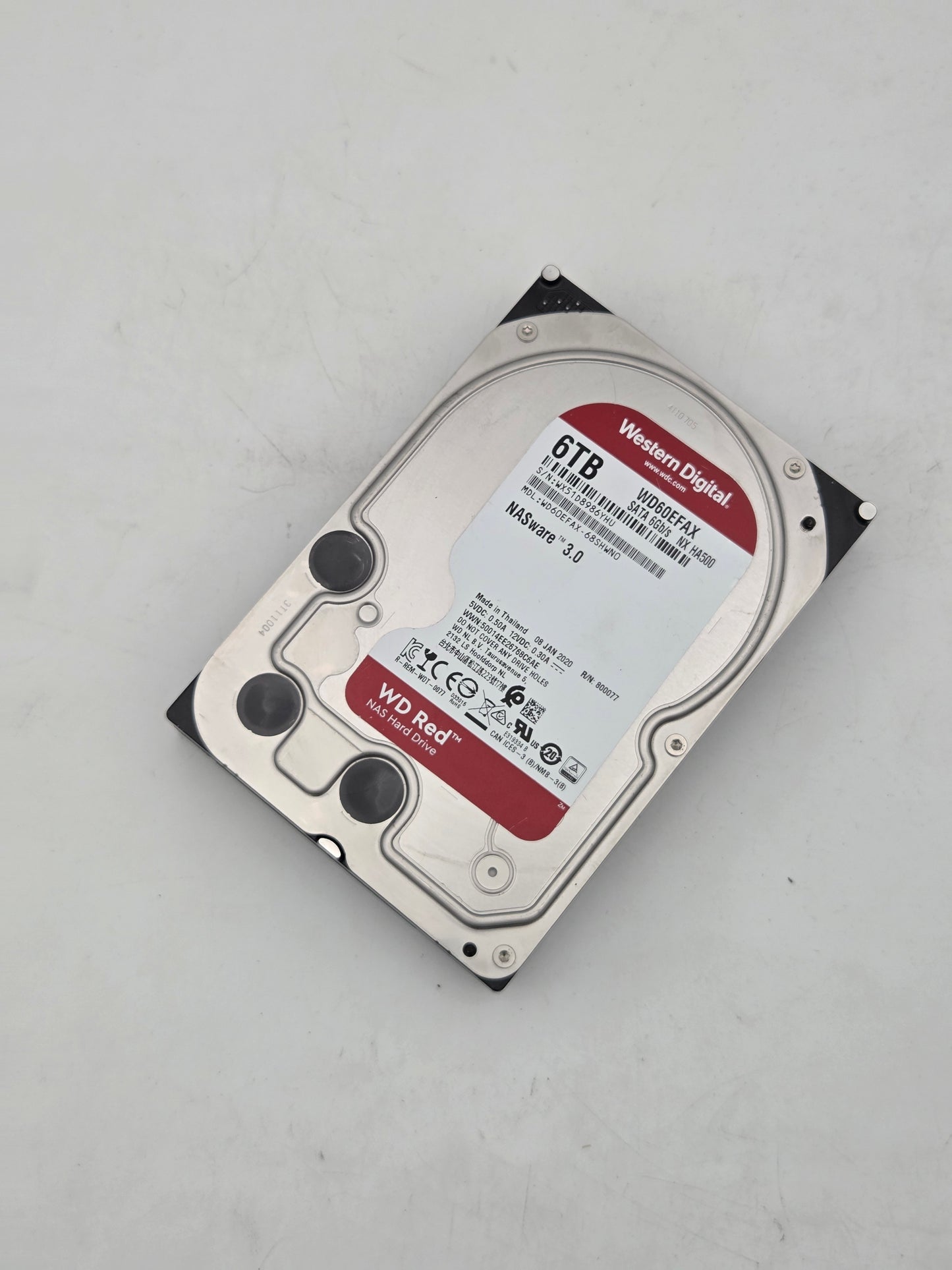 Western Digital Red 6TB 3.5" NAS Hard Drive | WD60EFAX-68SHWN0 (Test Results In Images)