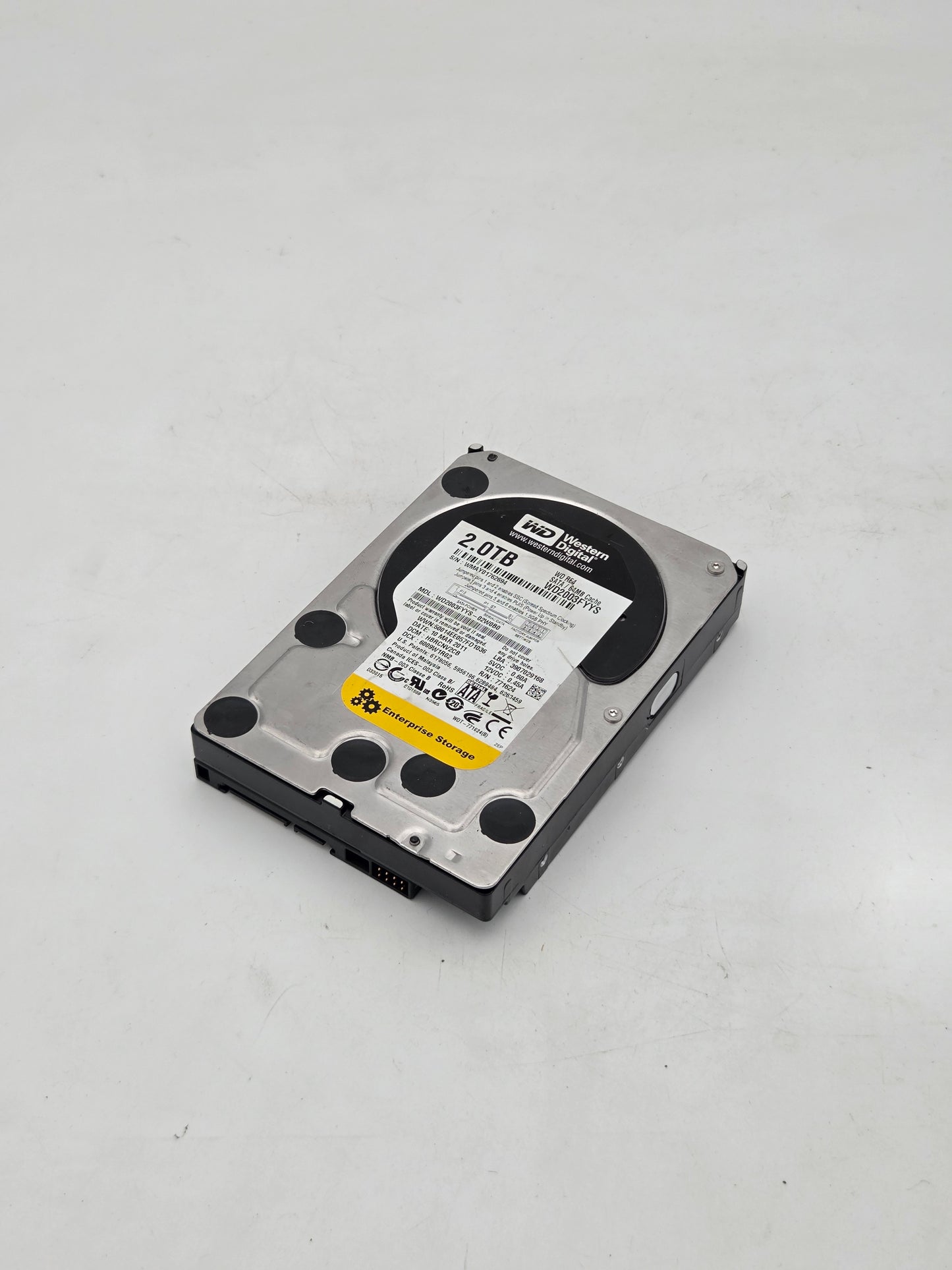 Western Digital RE4 2TB 3.5" Enterprise SATA Hard Drive | WD2003FYYS-02W0B0 (7200 RPM, 64MB Cache)