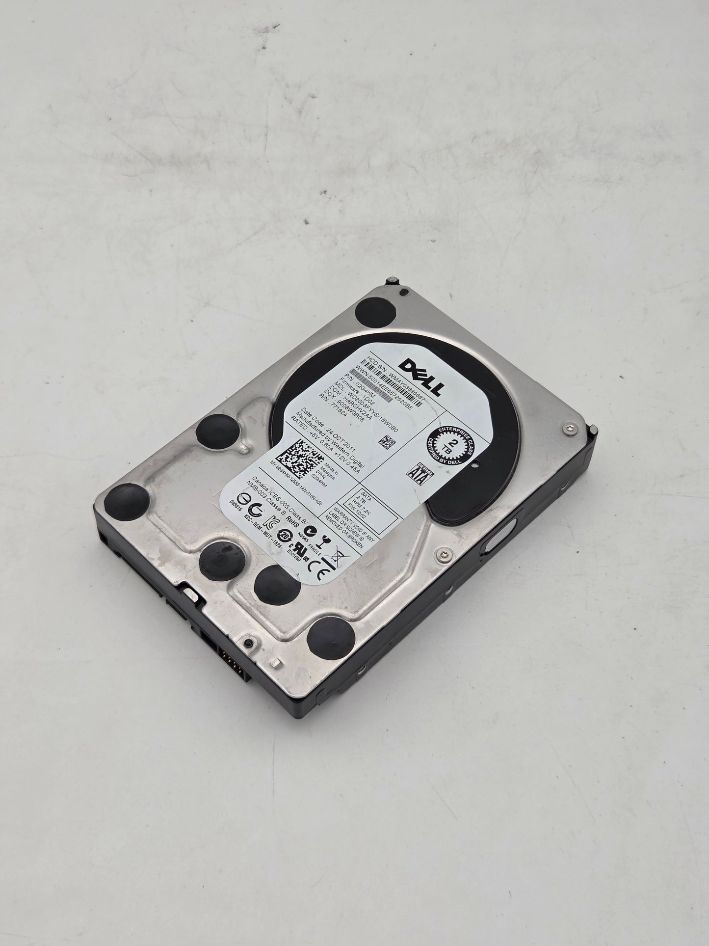 Western Digital RE4 2TB 3.5" Enterprise SATA Hard Drive | WD2003FYYS-18W0B0