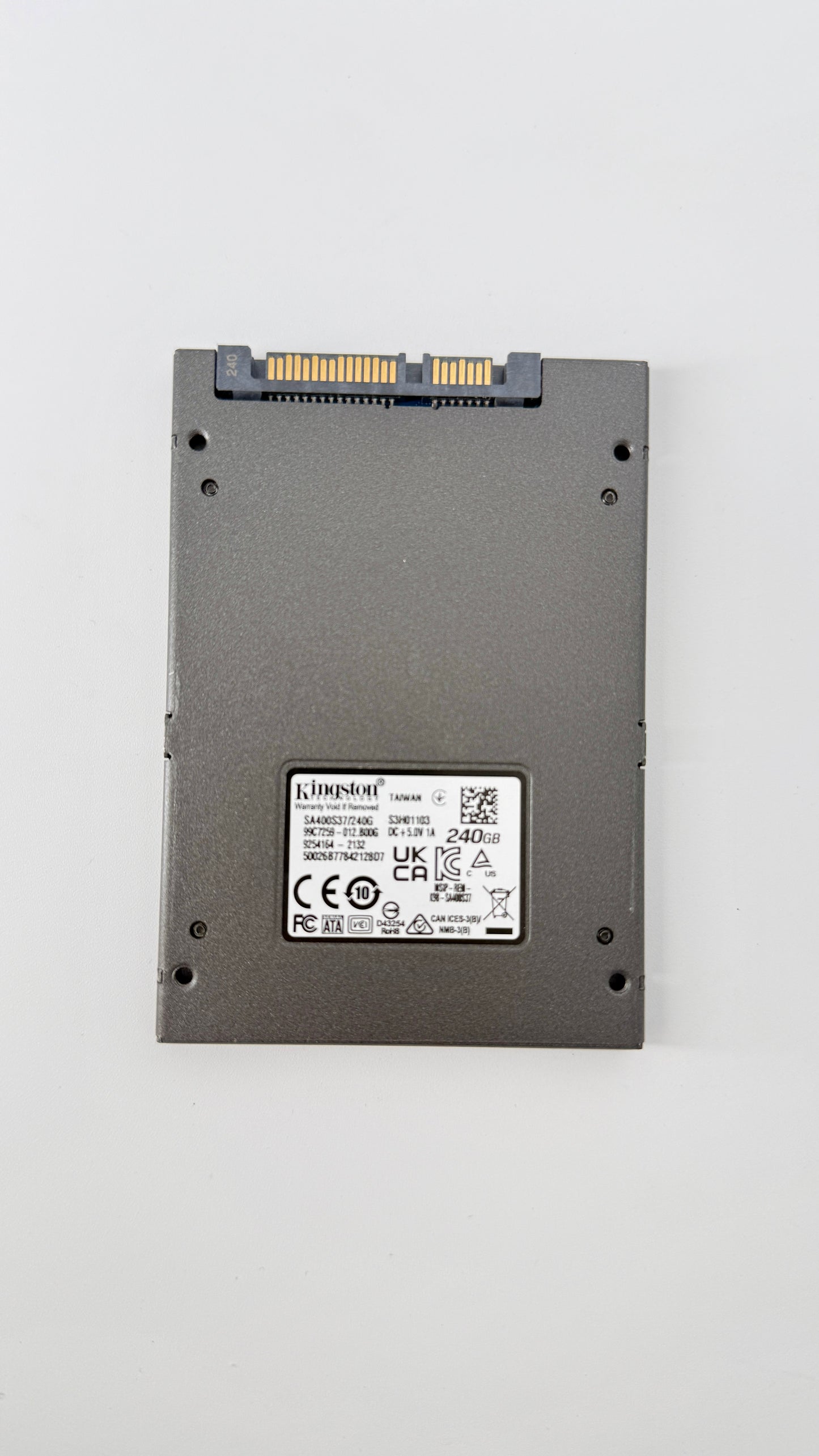 Kingston 240GB SSD 2.5”(Test Results In Images)