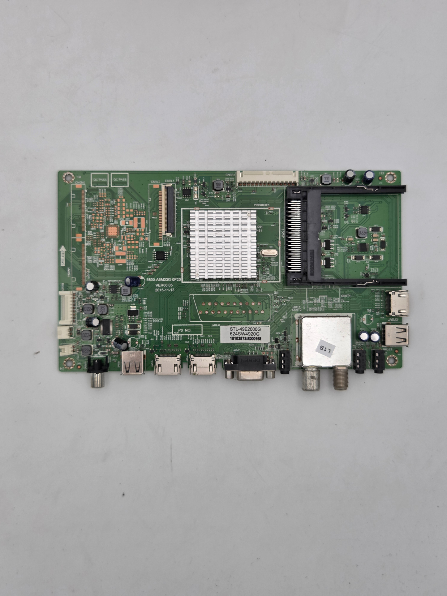 Hisense Main Board / Logic Board (5800-A6M33G-0P20)