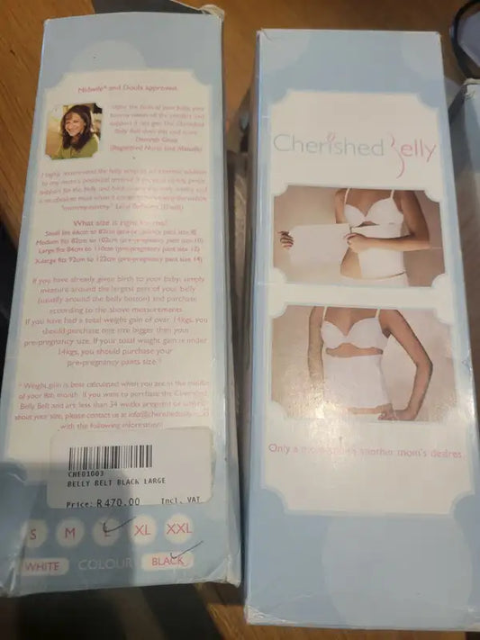 Cherished Belly Belt - White