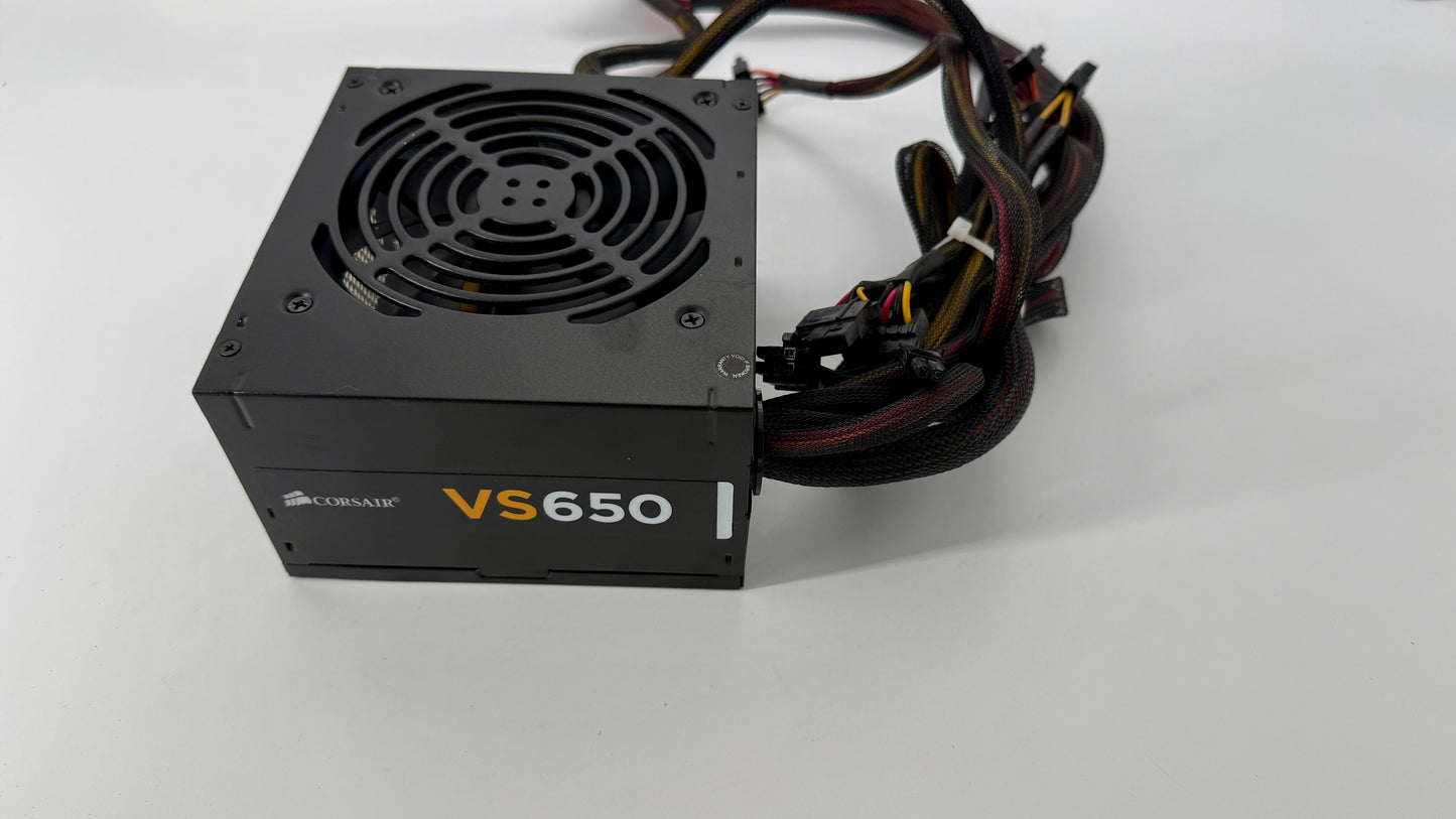 Corsair VS650 — 650 Watt 80 PLUS® Power Supply S/N: 15397110000018030697